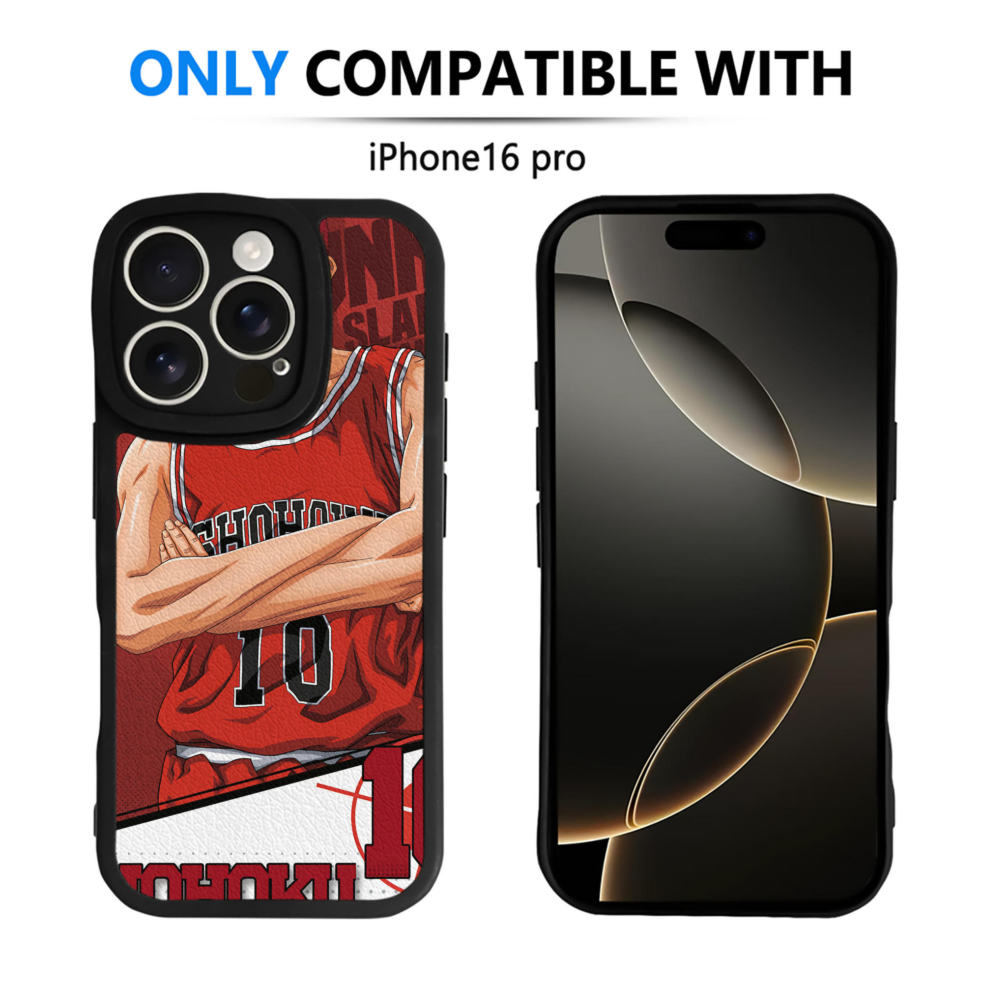 （画像用） SLAM DUNK／スラムダンク 【iPhone 16シリーズ対応】シリコンスマホケース（レザー調） 材質：シリコン